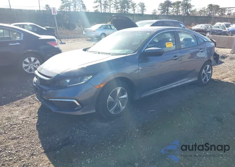 2020 Honda Civic Lx из США, поврежденный, VIN 2HGFC2F64LH528800